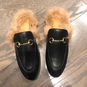 Gucci mules princetown fur   BRAND NEW